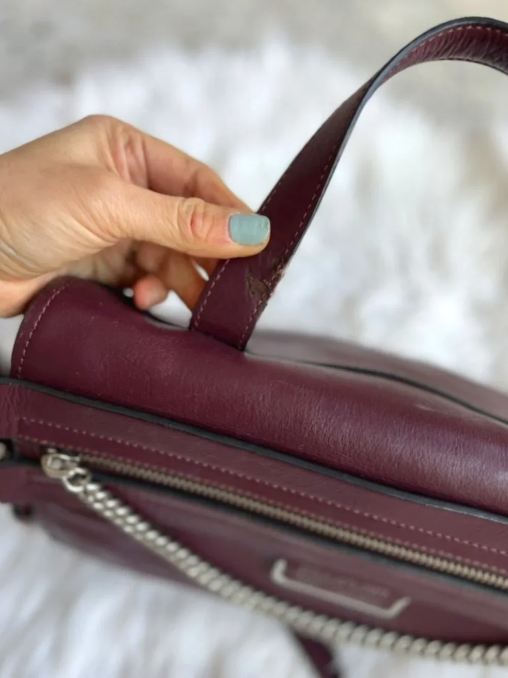 Marc Jacobs Leather Satchel Shoulder Bag